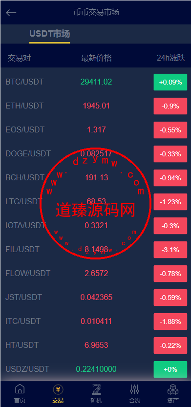 多语言区块链交易所/时间盘矿机系统/智能挖矿/币币合约交易插图1