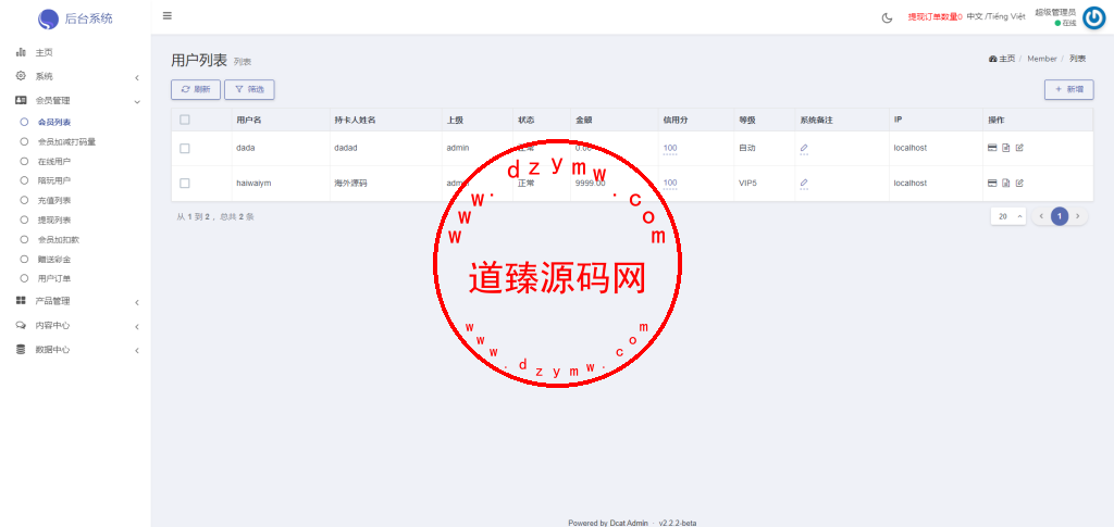 多语言海外伪商城刷单系统/CP快三/带预设/订单自动匹配插图16