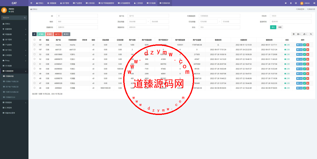 运营版多语言印度矿机系统源码.投资理财系统+前后端分离+单独代理后台插图16