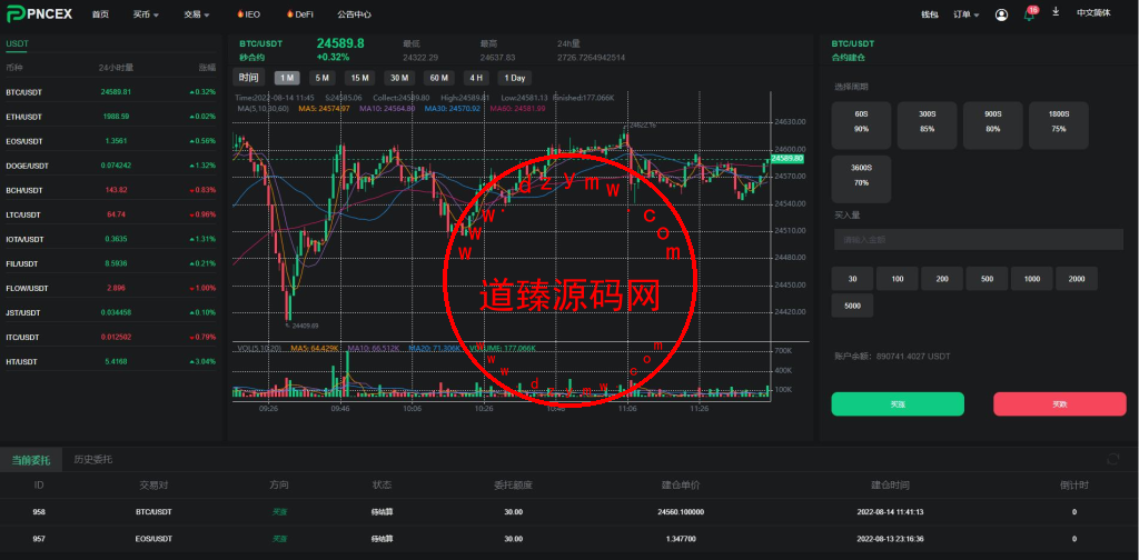全新优化版区块链交易所/币币秒合约交易/IEO认购/质押挖矿插图13