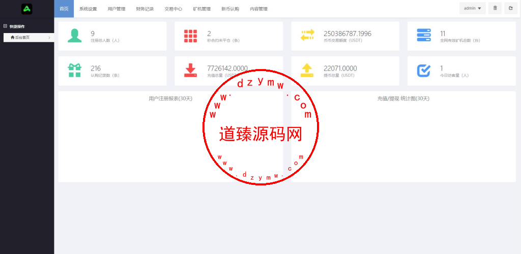 全新优化版区块链交易所/币币秒合约交易/IEO认购/质押挖矿插图14