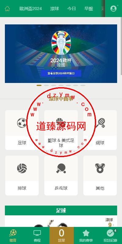 2024皇冠欧洲杯源码/多语言反波球盘信用盘源码/足球篮球体育盘-道臻源码网