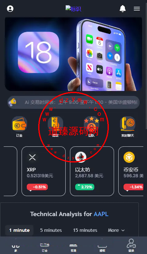 海外英文版虚拟币微交易源码/虚拟币开源系统源码-道臻源码网