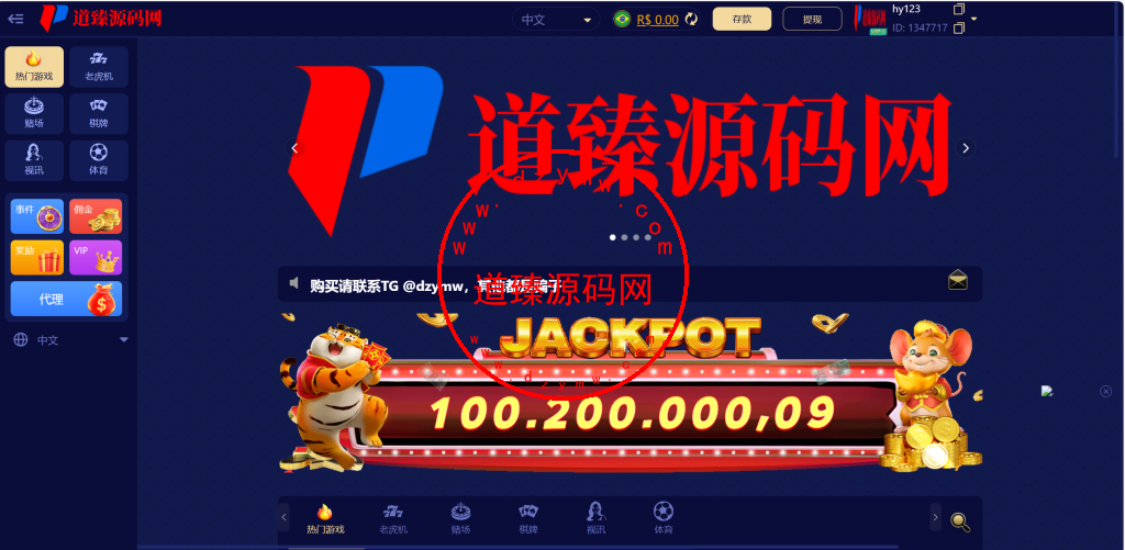 十二国/四主题/H5,PC自适应/包网PG电玩/全开源插图7