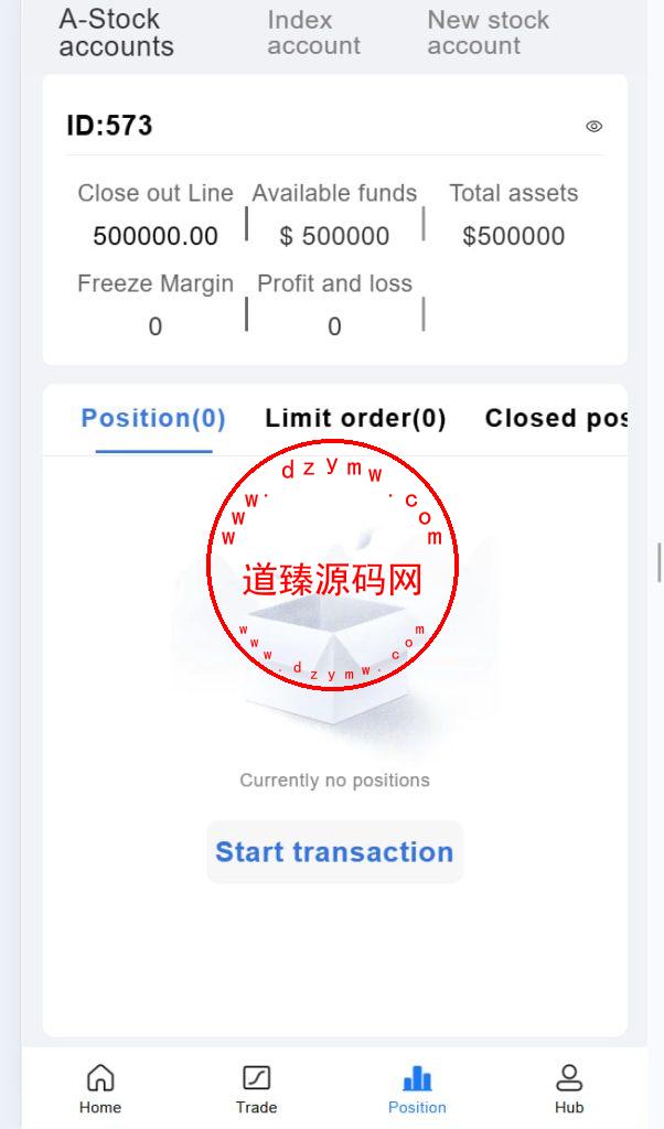 独家开发全新海外股票/vue+java全开源/k线全部正常插图4