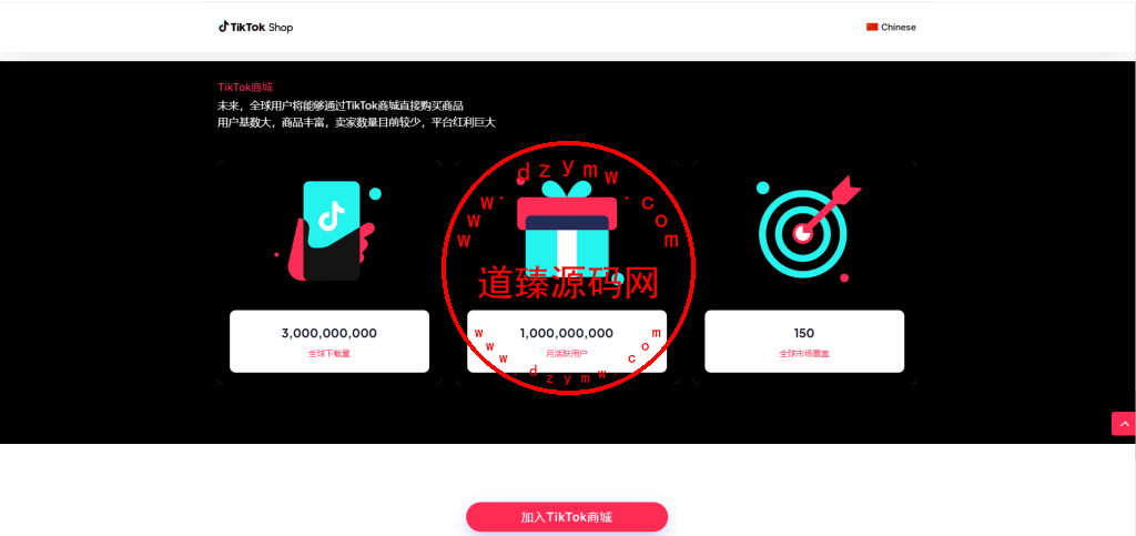 十一国Tiktok商城落地页插图4
