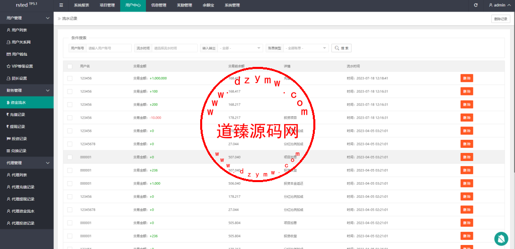 四国语言资金盘源码/vue全开源插图18