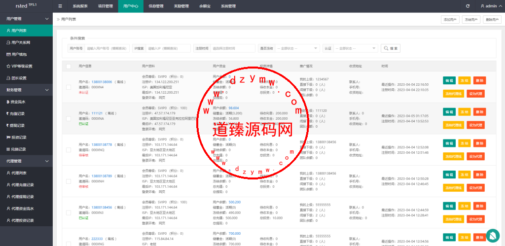 四国语言资金盘源码/vue全开源插图17