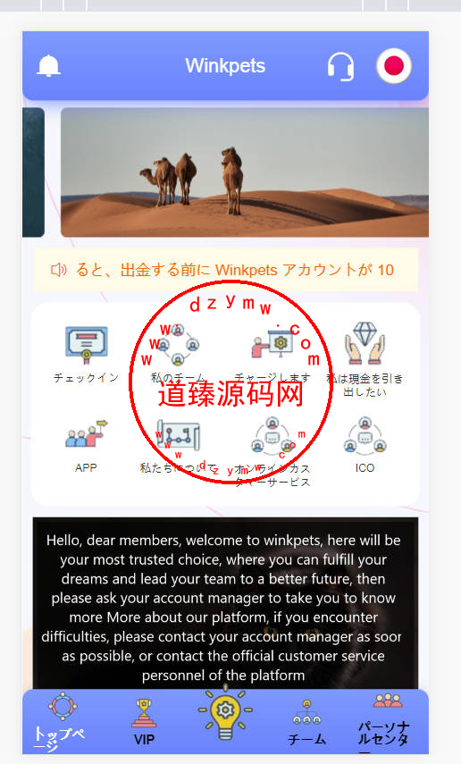 14国语言宠物理财/支持vip入会退会/ico平台币买卖交易/定期投资理财/uniapp全开源-道臻源码网