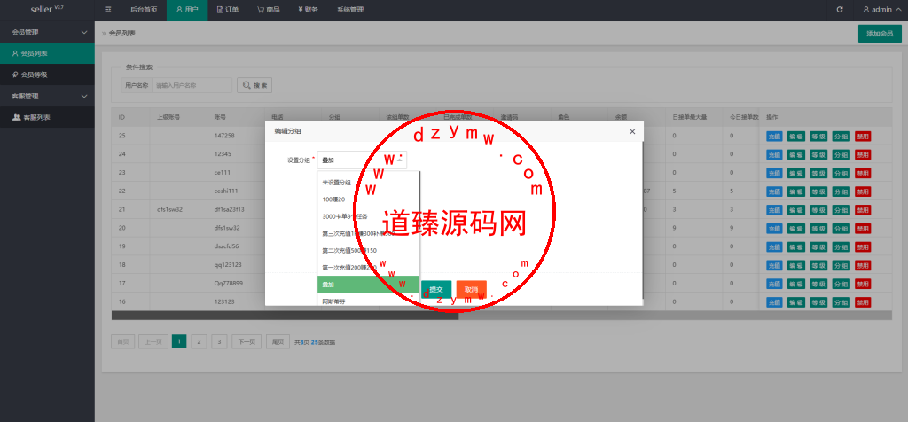 海外刷单系统/自定义分组设置/快杀/叠加组/独立代理后台插图10