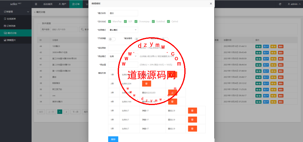 海外刷单系统/自定义分组设置/快杀/叠加组/独立代理后台插图12
