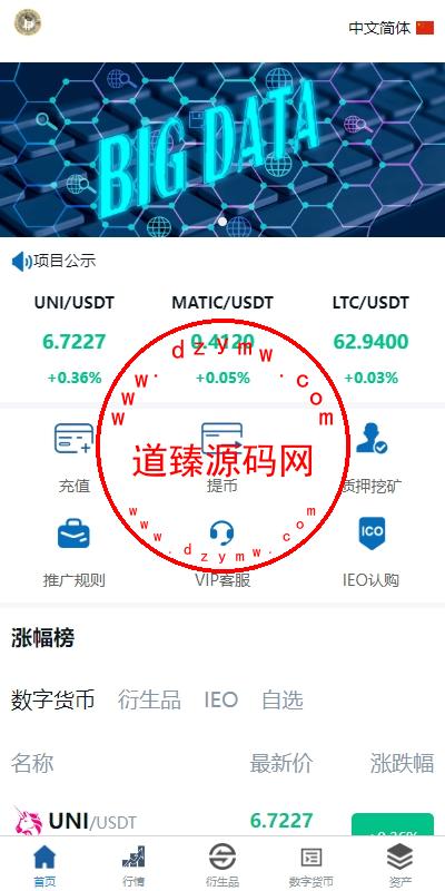 新版多语言交易所系统/虚拟币外汇交易/期权合约交易-道臻源码网