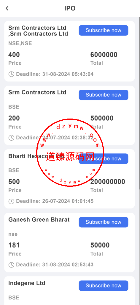 全新java印度股票/独立代理后台/全开源插图4