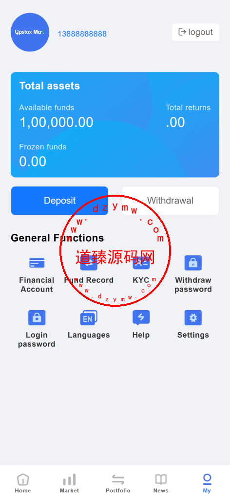 全新java印度股票/独立代理后台/全开源插图10