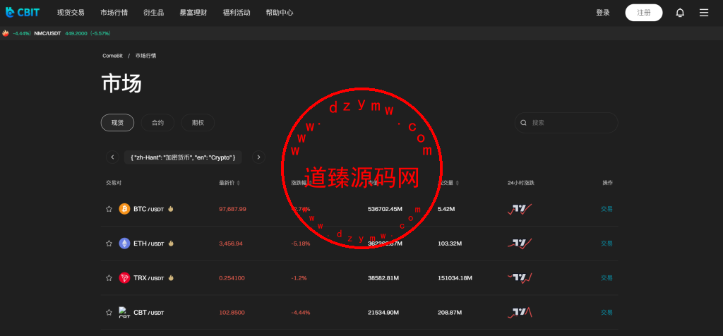 全开源Coming多语言交易所系统源码/合约/币币/质押生息/盲盒/H5PC双端插图22