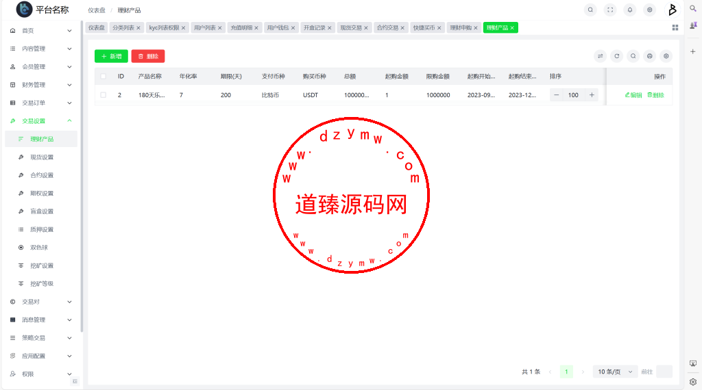 全开源Coming多语言交易所系统源码/合约/币币/质押生息/盲盒/H5PC双端插图31