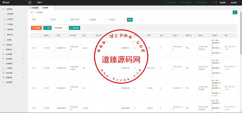 运营版泰语充电桩投资系统/泰国投资理财系统插图12