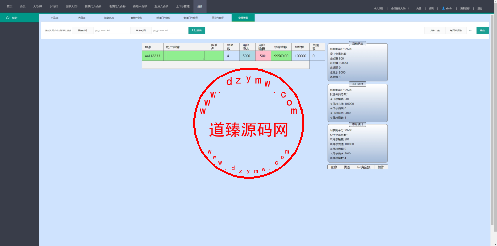 28游戏源码/时时彩游戏系统/28竞猜源码/Cp系统批量预设开奖插图11