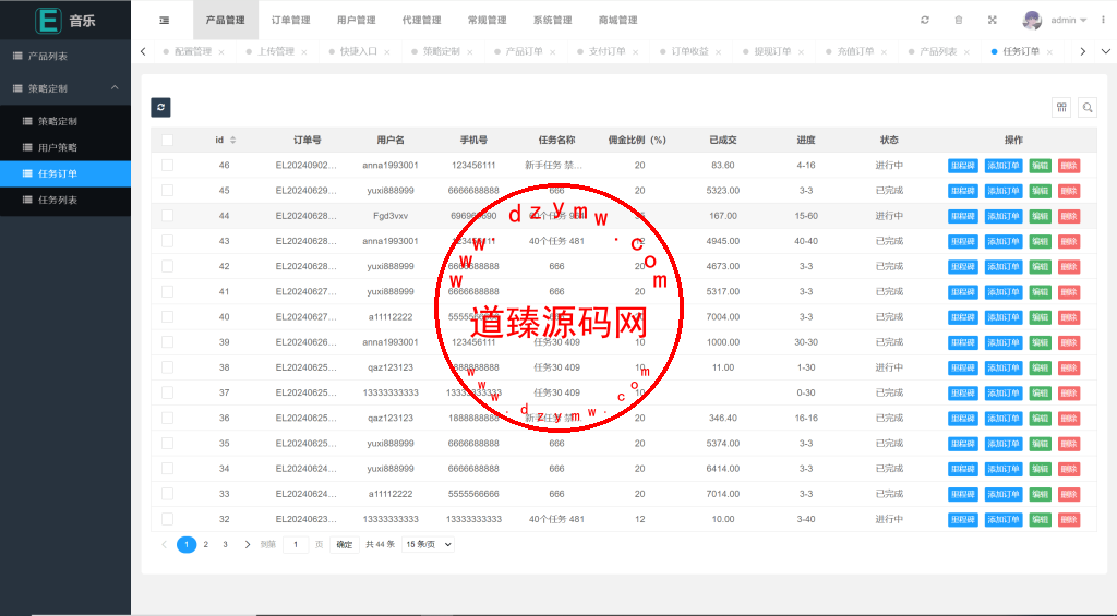 新版uniapp多语言音乐抢单刷单系统/策略定制/任务分配插图13