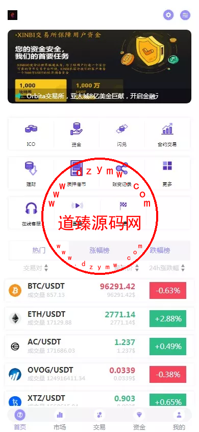 海外多语言区块链+永续+U本位+多风格交易所-道臻源码网