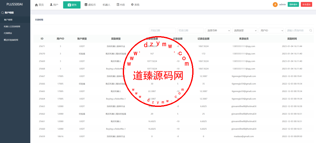 运营版量化机器人/虚拟币投资理财源码/PC落地页/前端vue插图13
