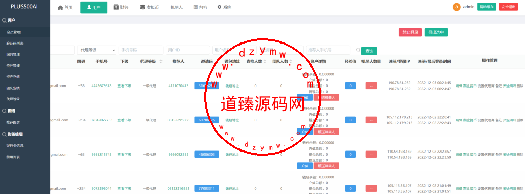 运营版量化机器人/虚拟币投资理财源码/PC落地页/前端vue插图15