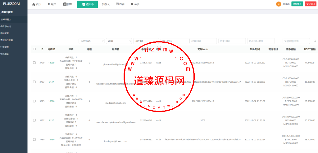 运营版量化机器人/虚拟币投资理财源码/PC落地页/前端vue插图21