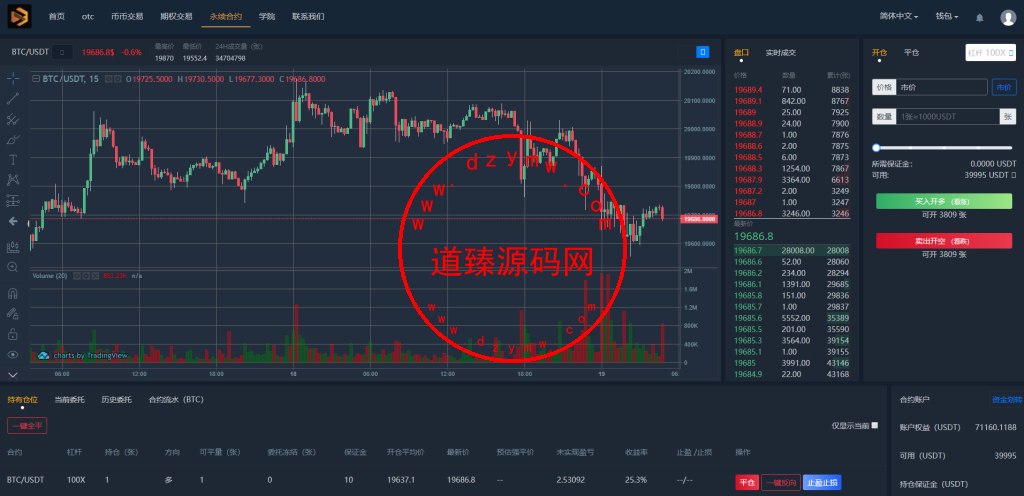 全新多语言区块链交易所源码/期权交易/申购/币币秒合约交易所插图10