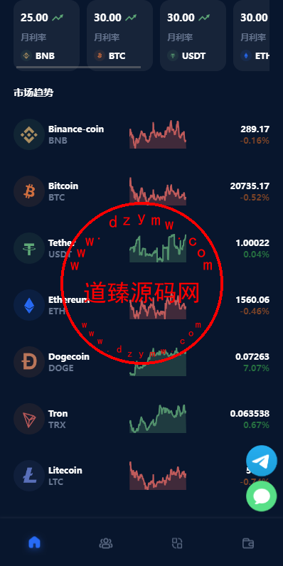 多语言虚拟币投资理财/区块链质押/量化/区块链机器人投资插图3