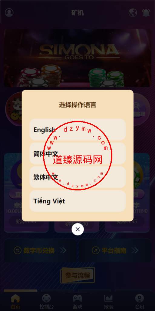 新版UI多语言usdt/trx哈希竞彩/usdt兑换/区块链哈希值游戏/前端html版插图