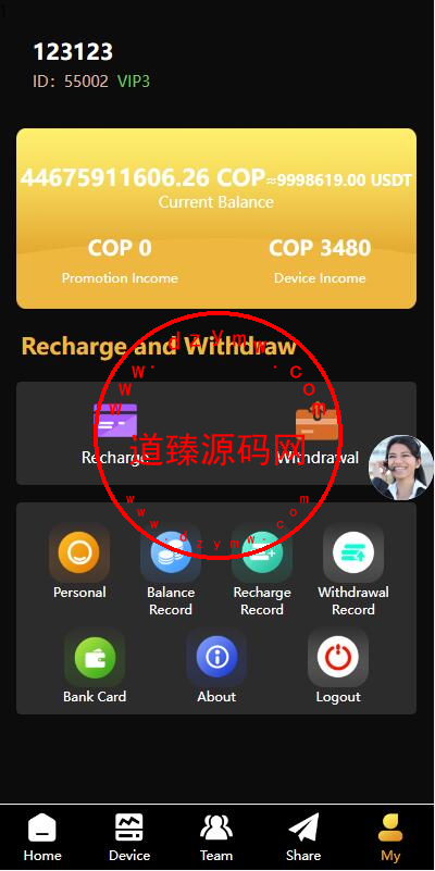 海外多语言投资理财系统/投资理财源码/共享充电宝系统插图6