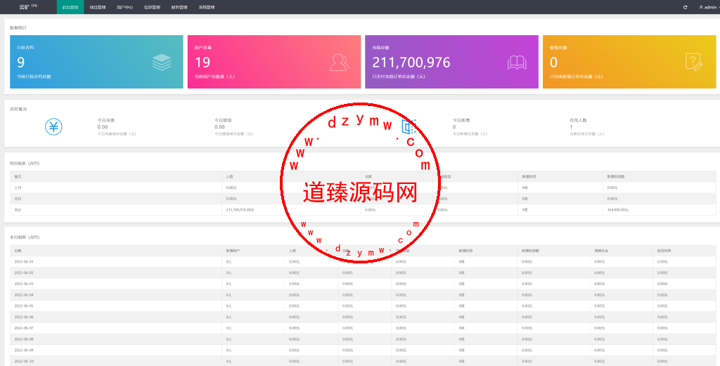 二开版TRX矿机系统/TRX投资系统/算力合约矿机/区块链云矿机系统插图11
