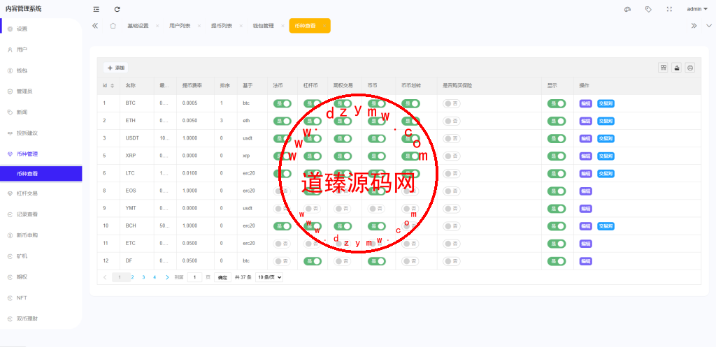 多语言交易所系统/期权/合约币币交易/IEO/质押插图16