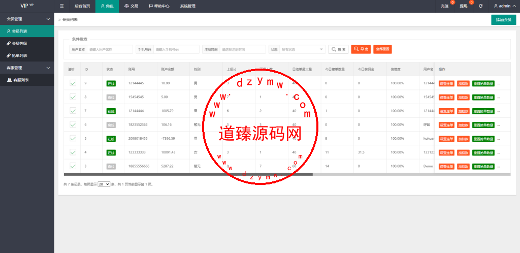 多语言抢单刷单系统/连单卡单/单独卡单/卡单清针插图10