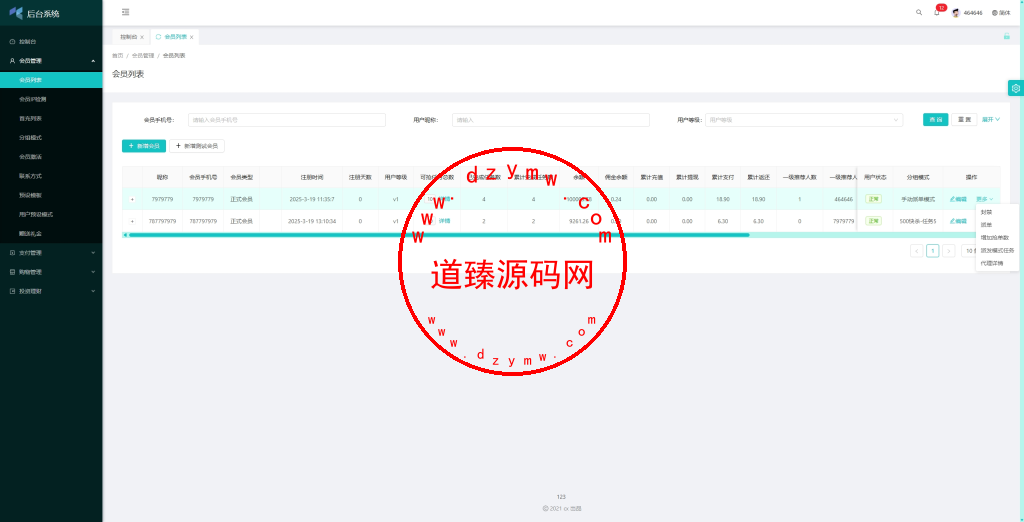 海外抢单刷单系统/手动派单/分组模式/余额宝/总代理/代理插图9