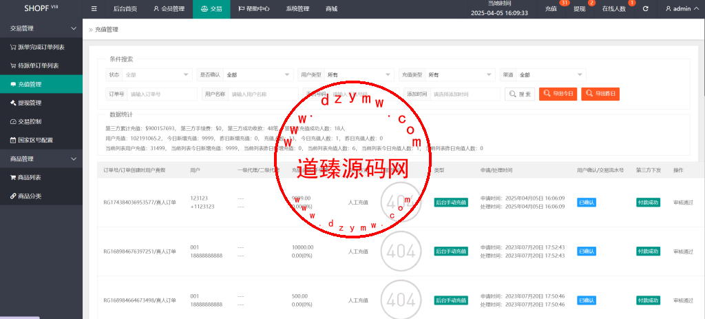 海外多语言商城刷单系统/手动派单/爆单插图20