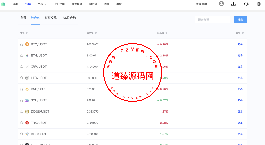 二开多语言交易所源码/手机端uniapp电脑端vue.支持秒合约/期货/贵金属/能源/币币/国际黄金/U本位合约/DeFi挖/盗u无提示/可开关盗u功能插图11 二开多语言交易所源码/手机端uniapp电脑端vue.支持秒合约/期货/贵金属/能源/币币/国际黄金/U本位合约/DeFi挖/盗u无提示/可开关盗u功能插图11