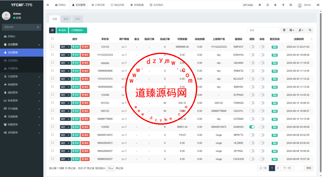 全新二开多语言商城抢单源码/爆单/跟单/前端vue后端php插图14