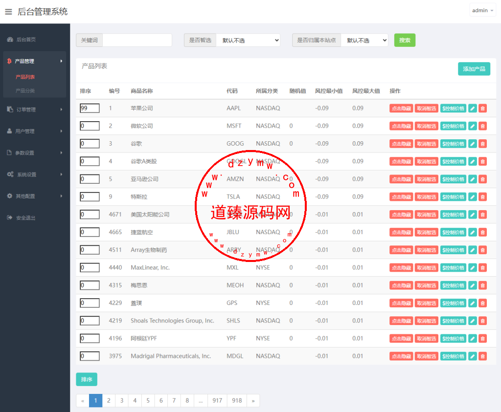 海外多语言股票系统/A股/美股/智选金股/控制价格/内置客服插图16