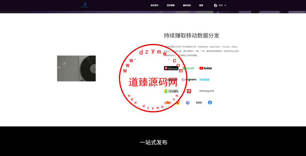 海外多语言音乐刷单落地页/手机PC 自适应插图10