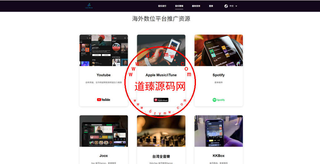 海外多语言音乐刷单落地页/手机PC 自适应插图15