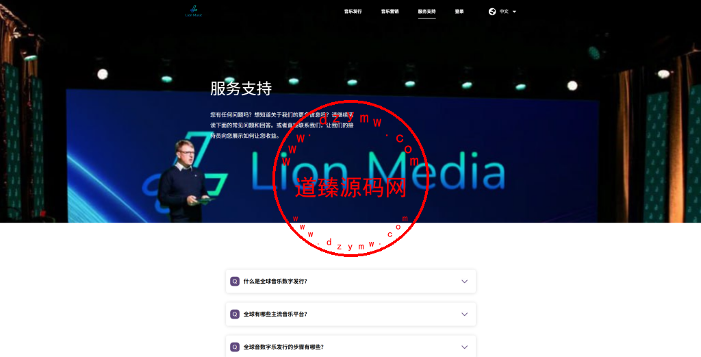 海外多语言音乐刷单落地页/手机PC 自适应插图16