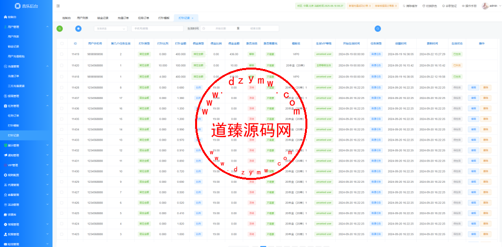 多语言苹果音乐刷单/打针/卡单/重置任务/增加任务/VIP等级/3代返佣插图20