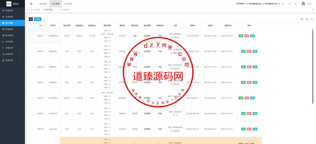 仿汇旺多语言投资理财源码/定期存款/活期存款/余额互转插图13