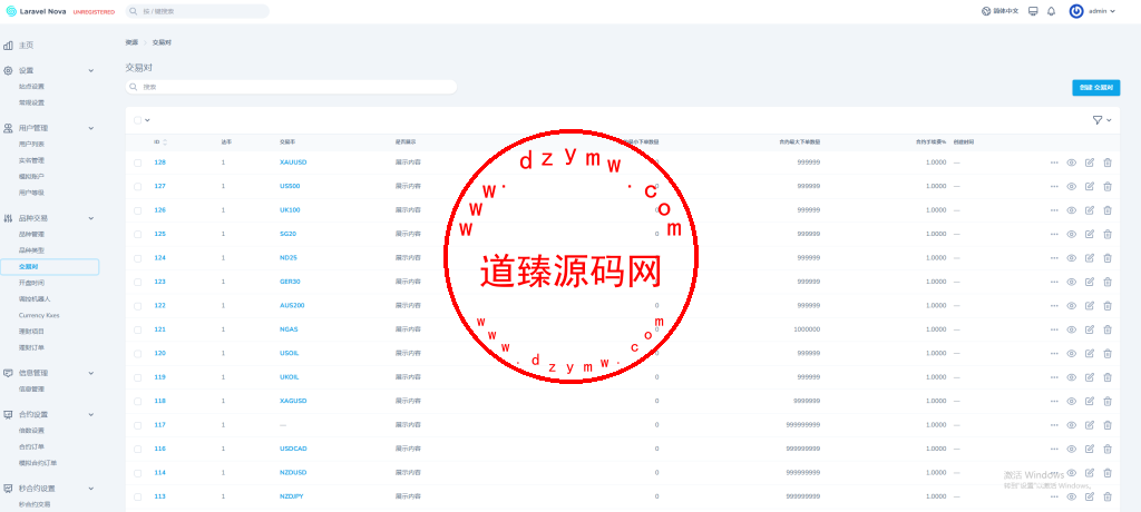 ST5外汇贵金属多语言交易所源码/H5和PC为uniapp纯源码/虚拟货币+外汇+贵金属+能源+CFD差价合约+K线控制+模拟账号插图17