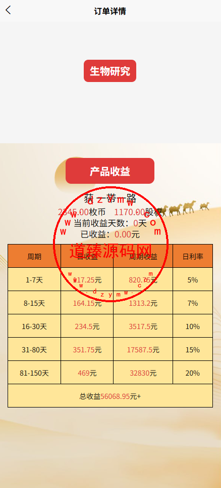 一带一路投资理财源码/前端uniapp全开源/定期投资插图6
