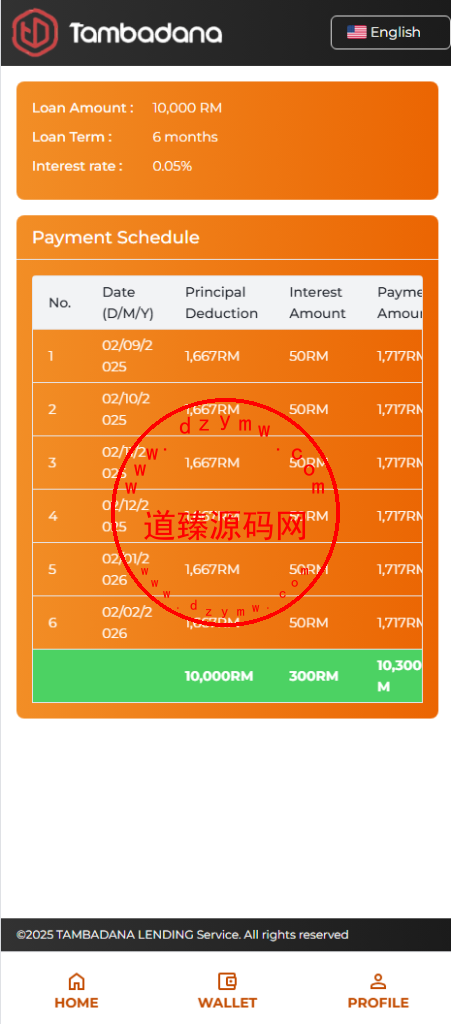 运营级全开源海外多语言贷款平台/海外套路贷/贷款平台源码/前后台均为多语言插图8