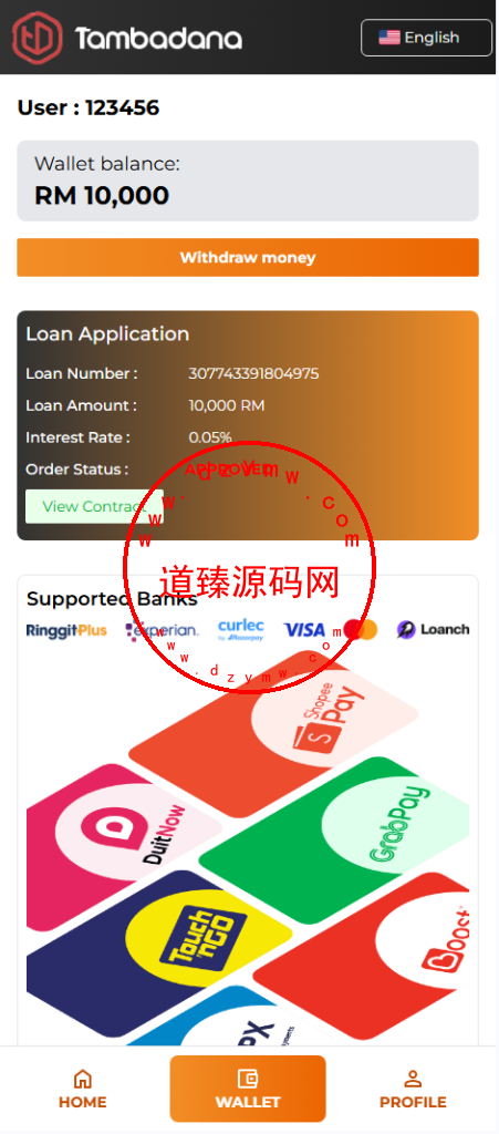 运营级全开源海外多语言贷款平台/海外套路贷/贷款平台源码/前后台均为多语言插图4