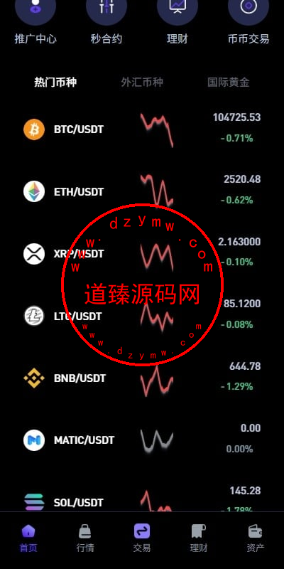 多语言华硕DAPP交易所系统源码/海外JAVA交易所/秒合约/U本位/质押借贷插图3