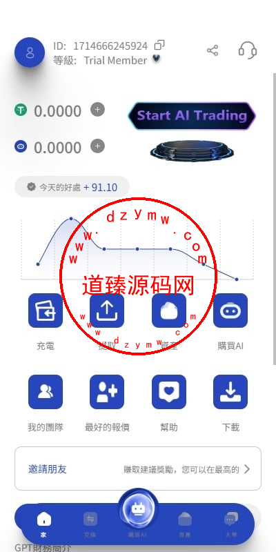 海外AI机器人算力投资/多语言投资复利/JAVA开发-道臻源码网
